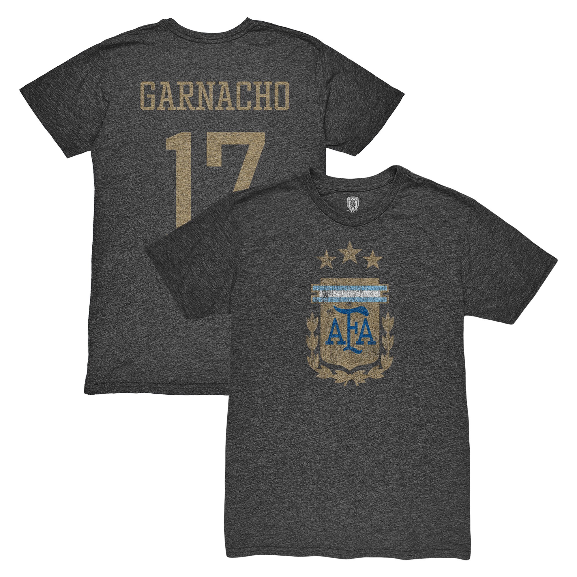 Explore alejandro garnacho argentina national team 1863fc player vintage tri-blend t-shirt – black – Australia Football Shirts & Soccer Gear