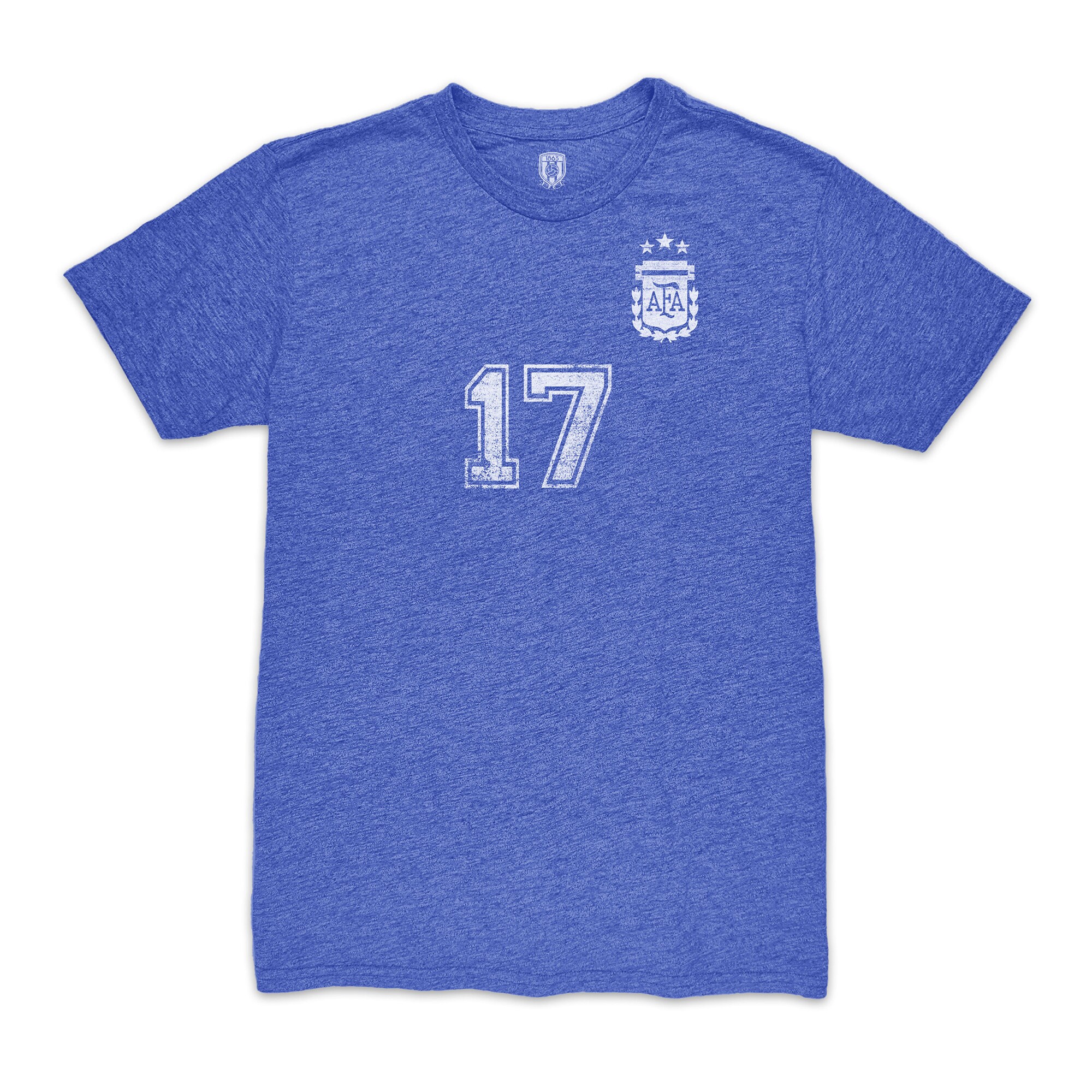Explore alejandro garnacho argentina national team 1863fc player vintage tri-blend t-shirt – blue – Australia Football Shirts & Soccer Gear