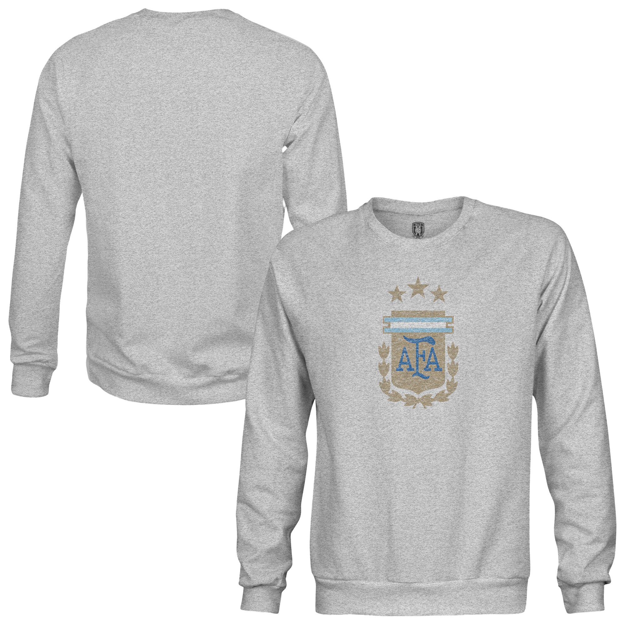 Explore argentina national team 1863fc pullover crewneck sweatshirt – heather gray – Australia Football Shirts & Soccer Gear