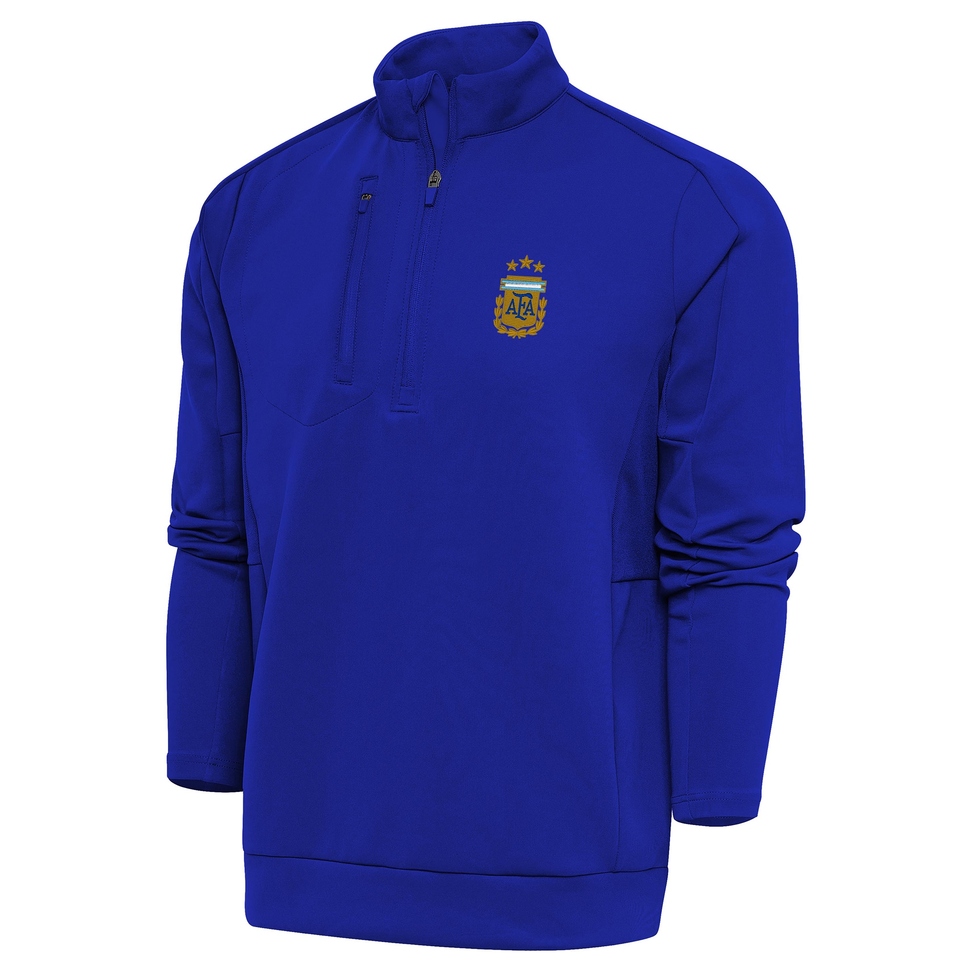 Explore argentina national team antigua generation quarter-zip pullover top – royal – Australia Football Shirts & Soccer Gear