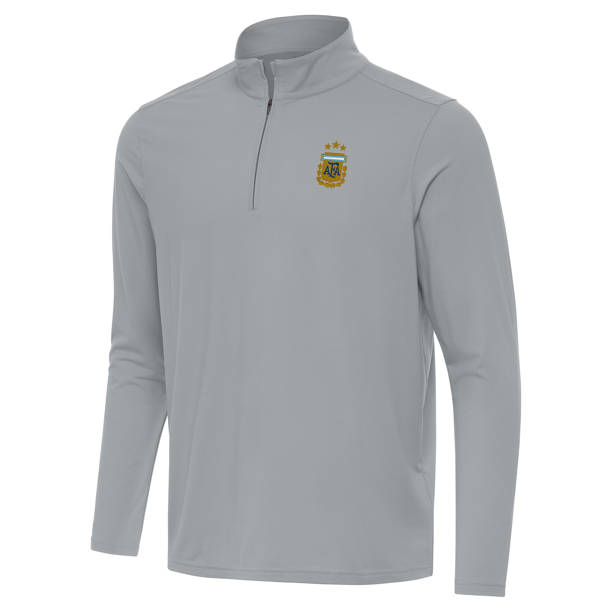 Explore argentina national team antigua intent quarter-zip pullover top – gray – Australia Football Shirts & Soccer Gear