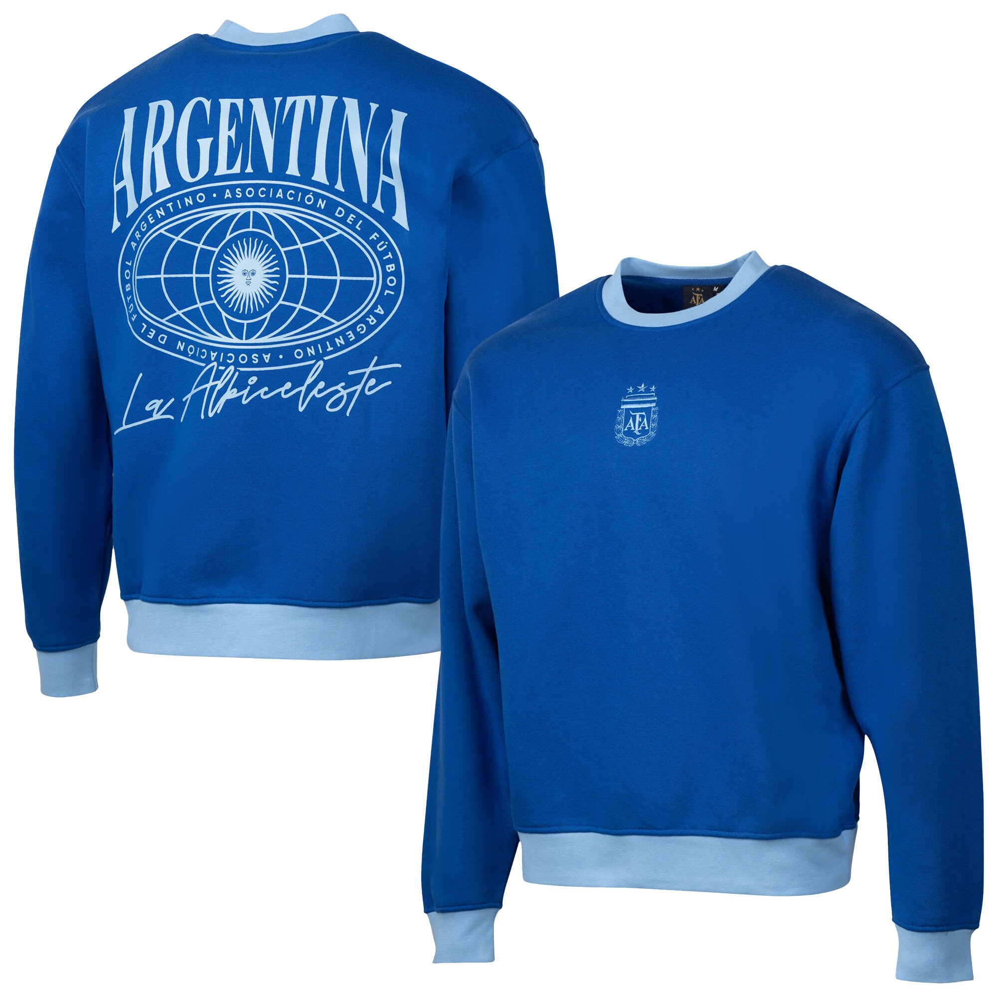 Explore argentina national team sport design sweden relaxed pullover sweatshirt – royal – Australia Football Shirts & Soccer Gear