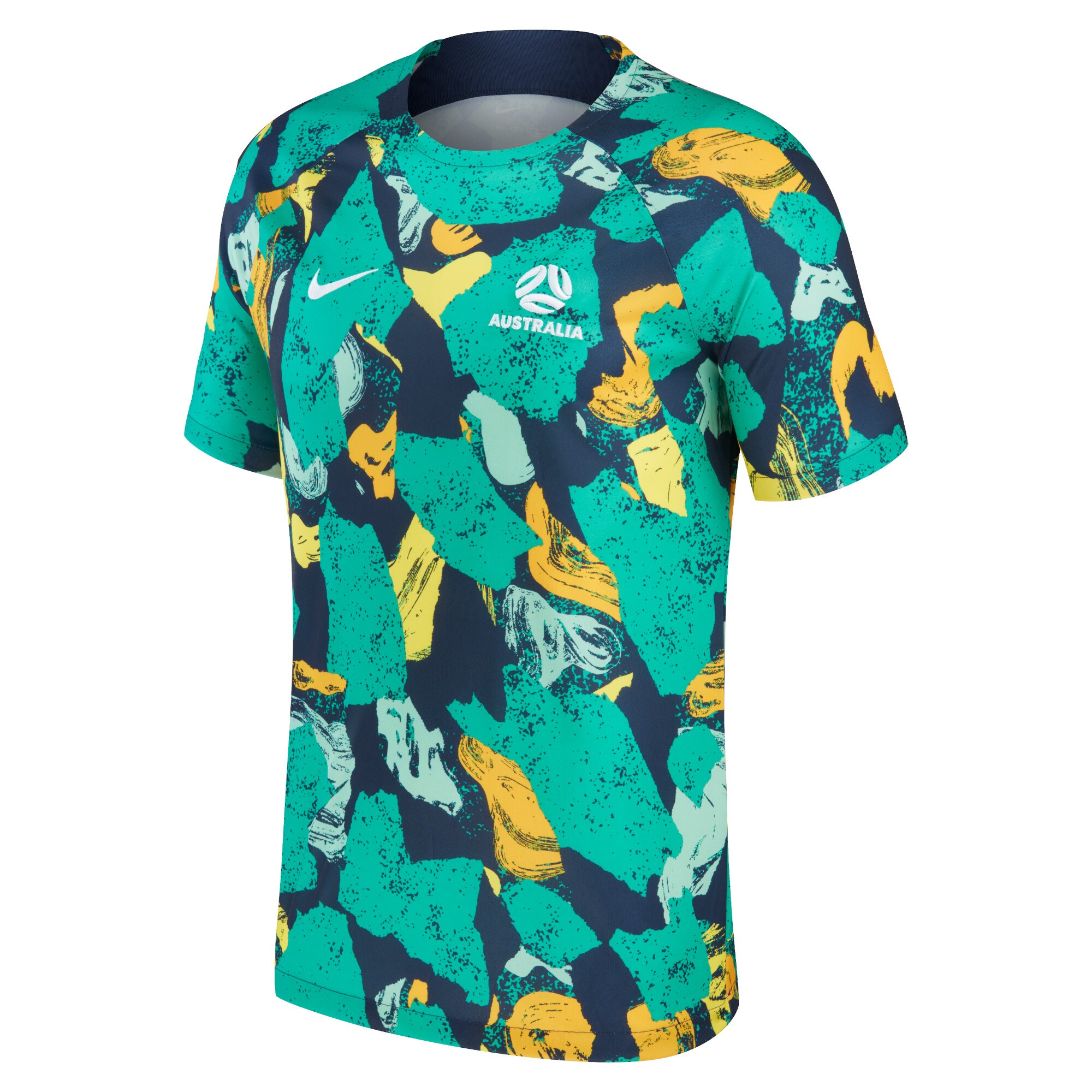 Explore australia national team nike 202223 pre-match top – greenyellow – Australia Football Shirts & Soccer Gear