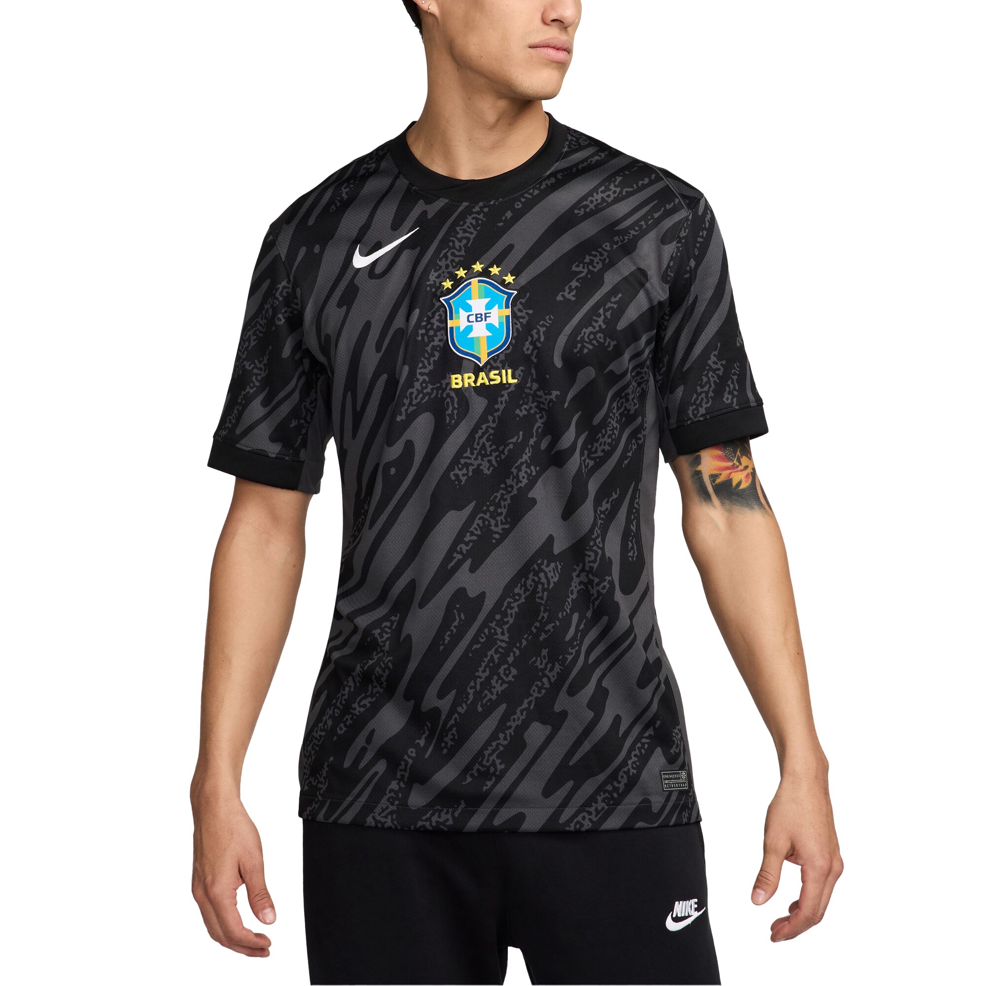 Explore brazil national team nike 2024 goalkeeper replica stadium jersey – anthracite – Australia Football Shirts & Soccer Gear