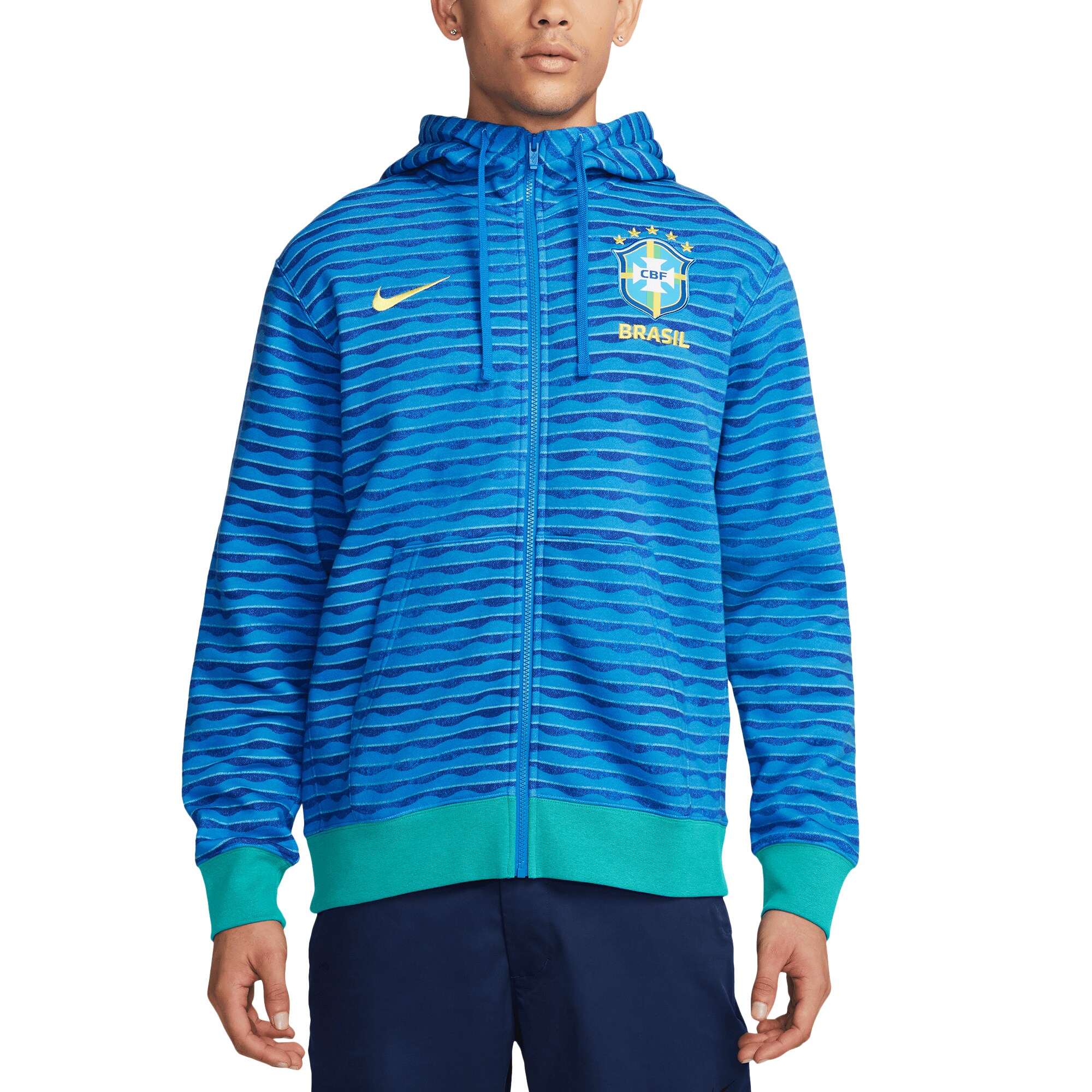 Explore brazil national team nike club full-zip hoodie – blue – Australia Football Shirts & Soccer Gear