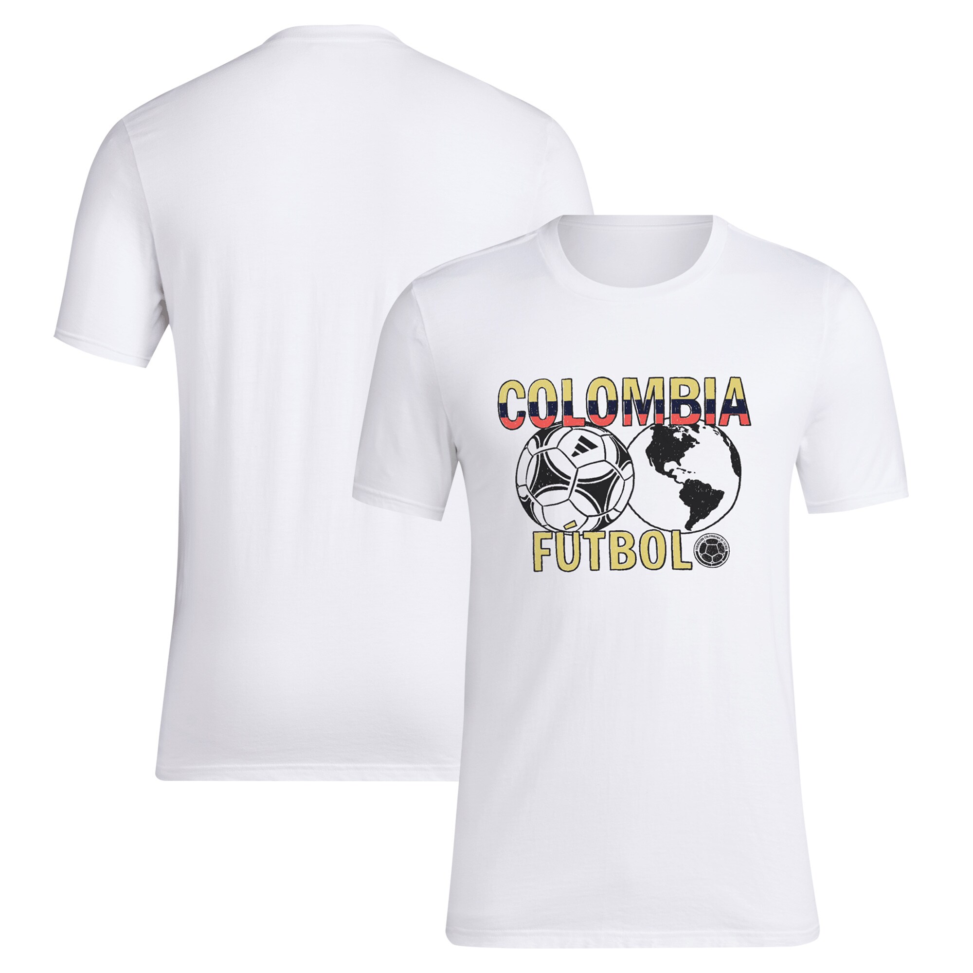 Explore colombia national team adidas around the world t-shirt – white – Australia Football Shirts & Soccer Gear