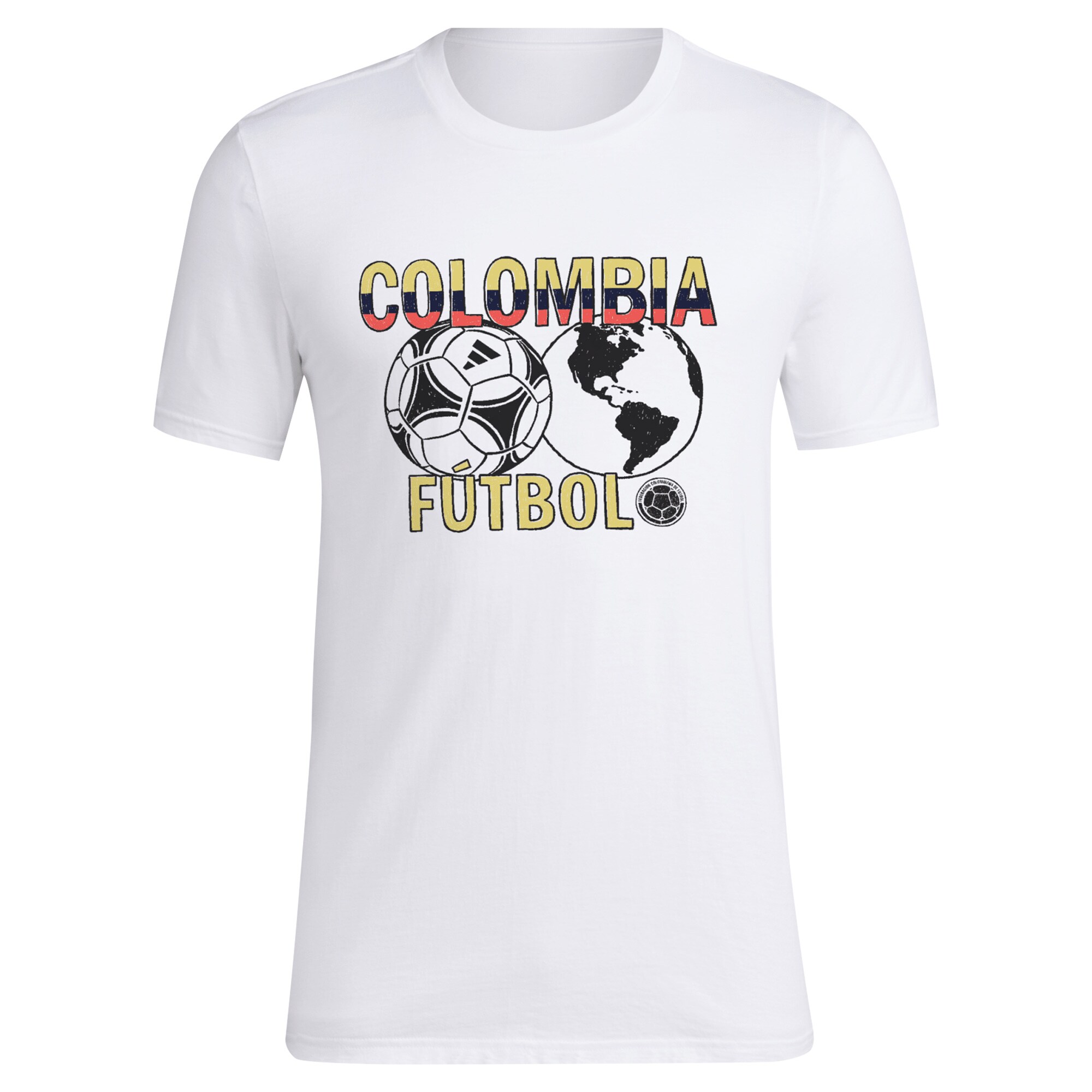 Explore colombia national team adidas around the world t-shirt – white – Australia Football Shirts & Soccer Gear