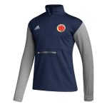 Explore colombia national team adidas crest long sleeve half-zip top – navy – Australia Football Shirts & Soccer Gear