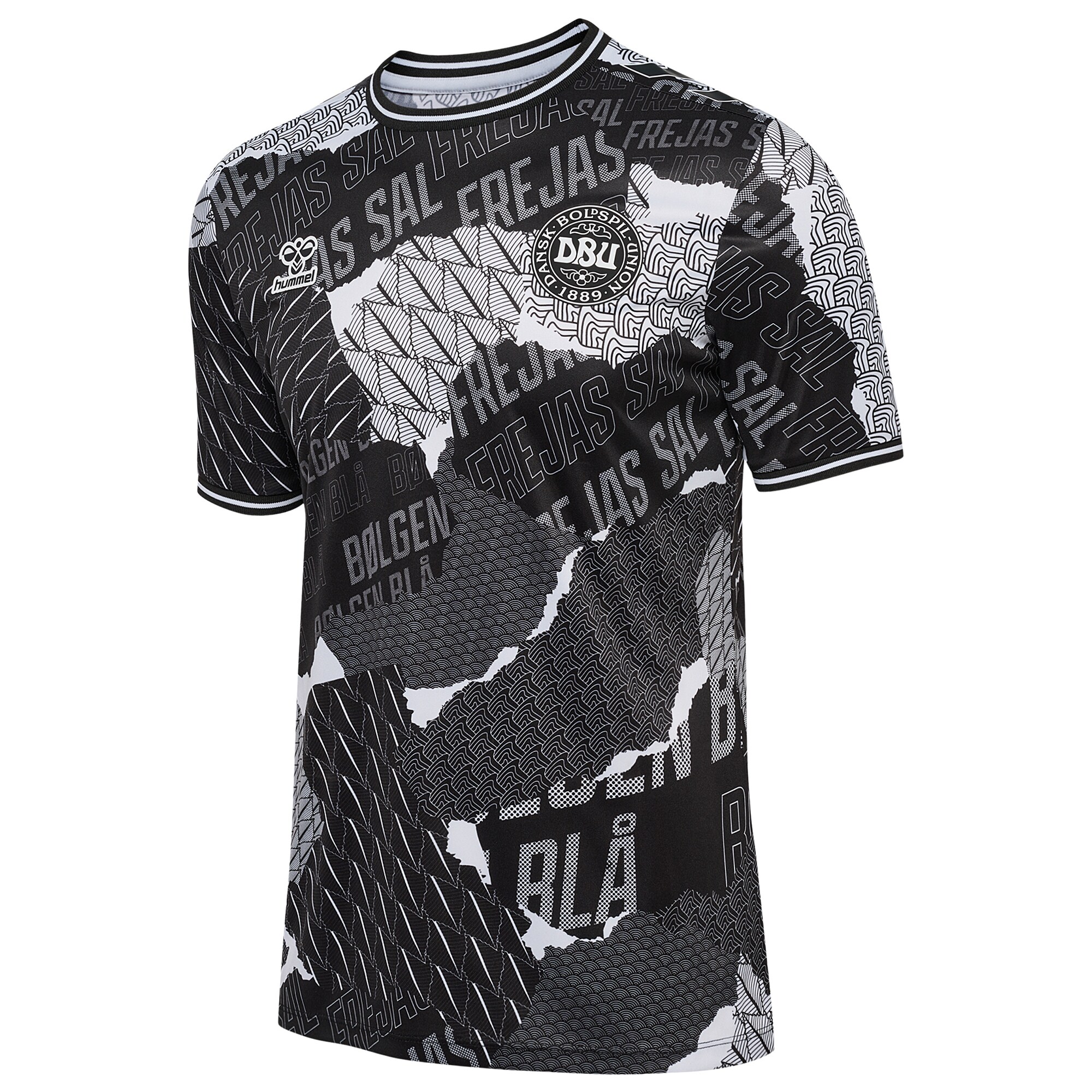 Explore denmark national team 2024 pre-match top – black – Australia Football Shirts & Soccer Gear