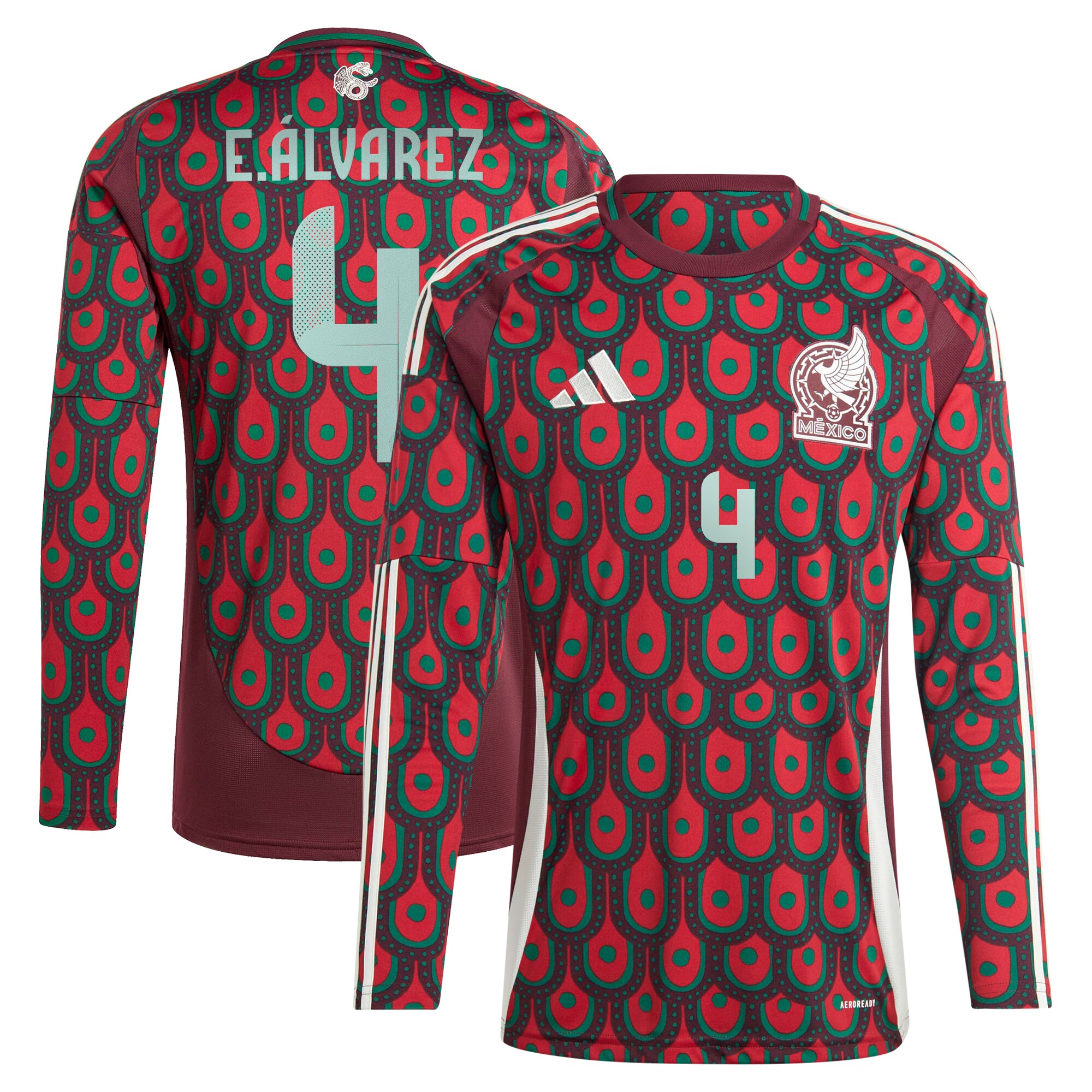 Explore edson alvarez mexico national team adidas 2024 home replica player long sleeve jersey – burgundy – Australia Football Shirts & Soccer Gear