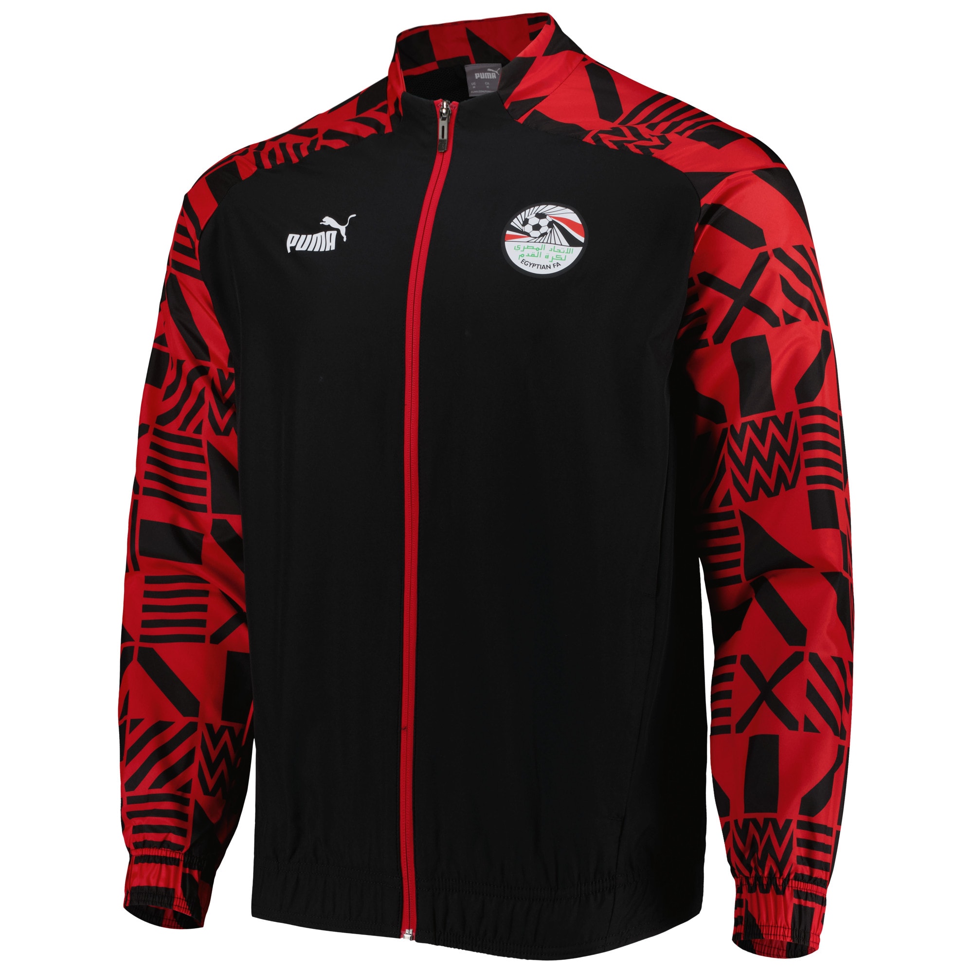 Explore egypt national team puma pre-match raglan full-zip training jacket – black – Australia Football Shirts & Soccer Gear