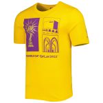 Explore fifa world cup qatar 2022 around the world t-shirt – yellow – Australia Football Shirts & Soccer Gear