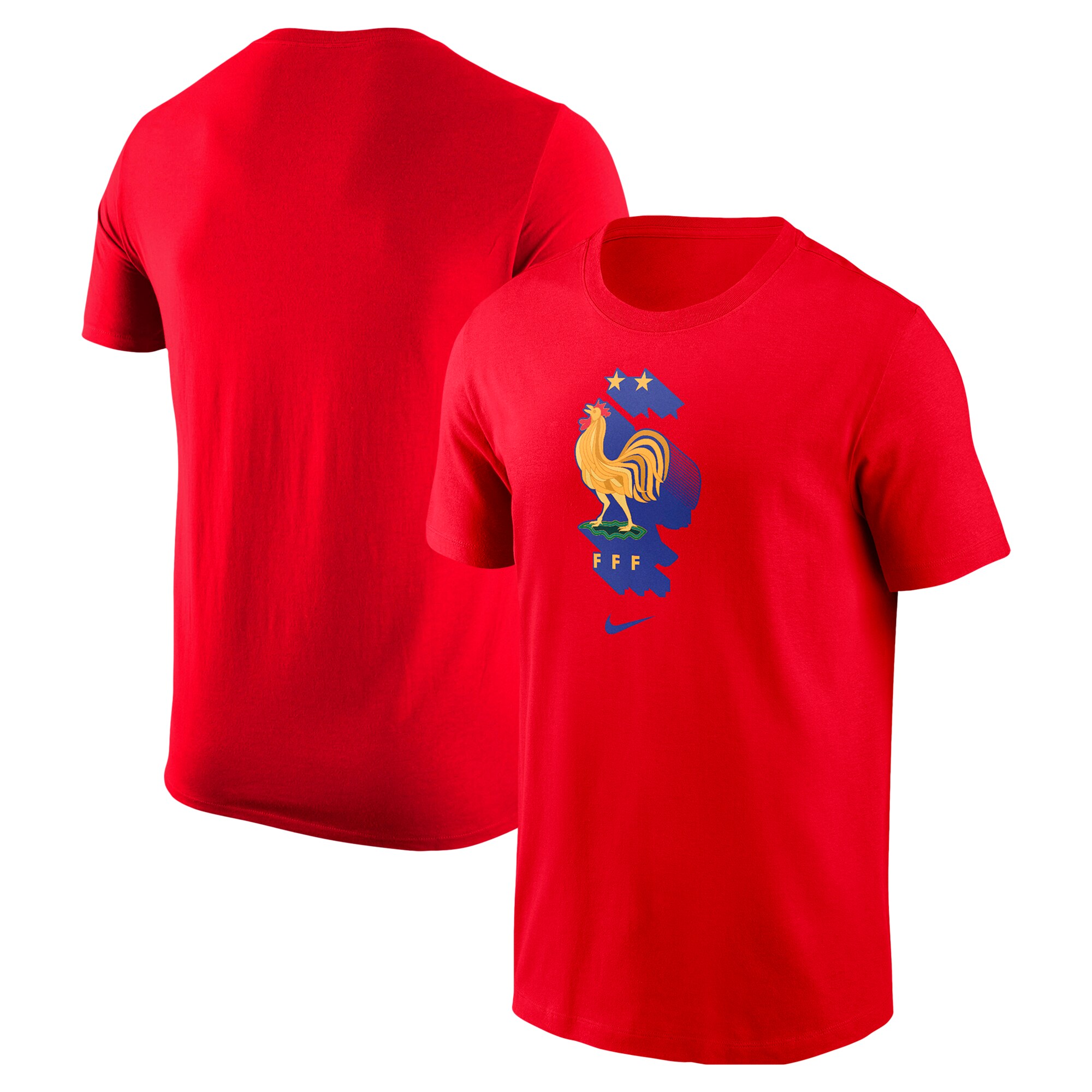 Explore france national team nike crest core t-shirt – red – Australia Football Shirts & Soccer Gear