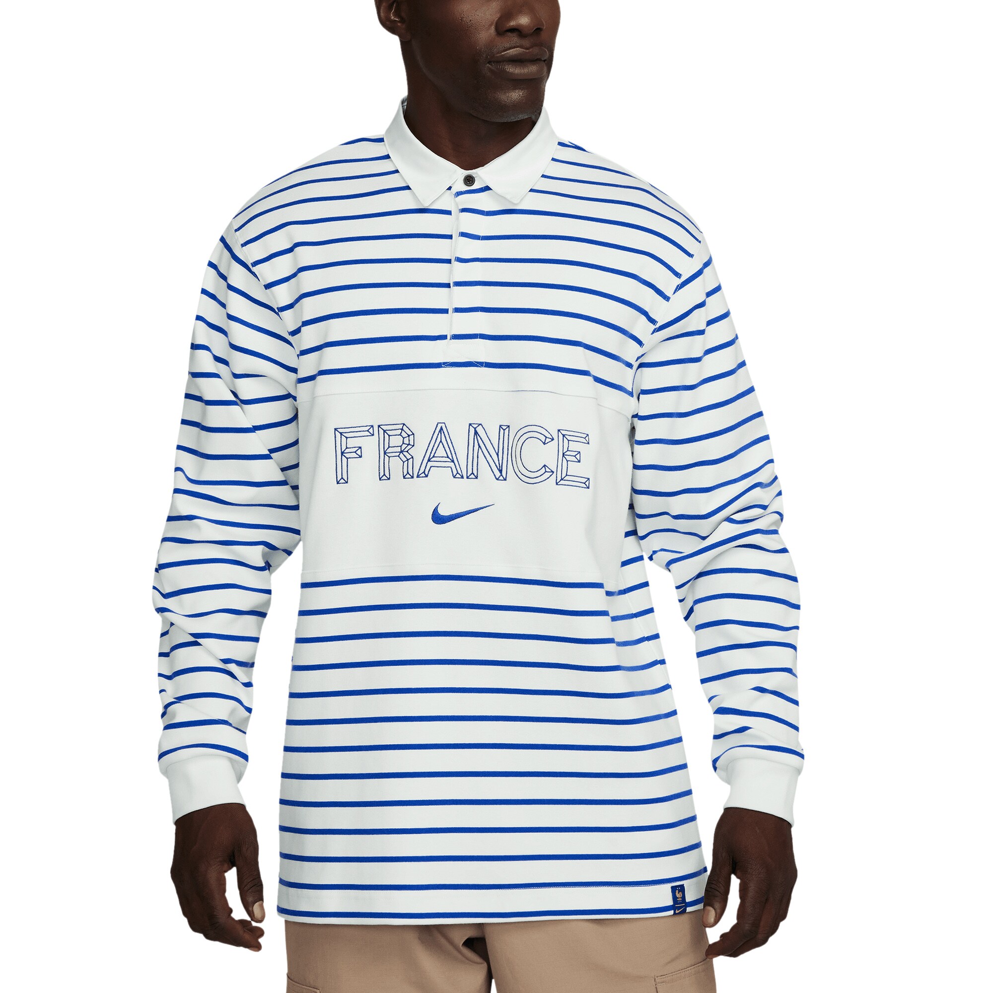 Explore france national team nike rugby long sleeve top – white – Australia Football Shirts & Soccer Gear