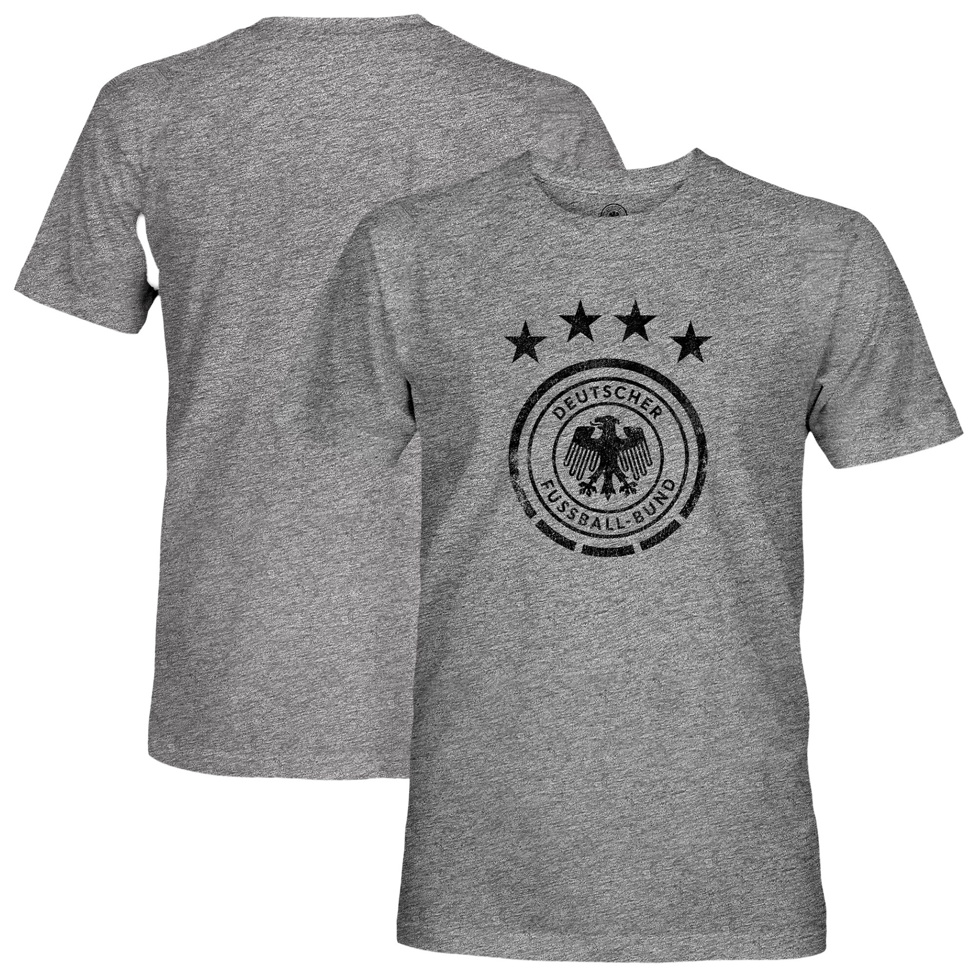 Explore germany national team 1863fc mono badge vintage tri-blend t-shirt – heather gray – Australia Football Shirts & Soccer Gear