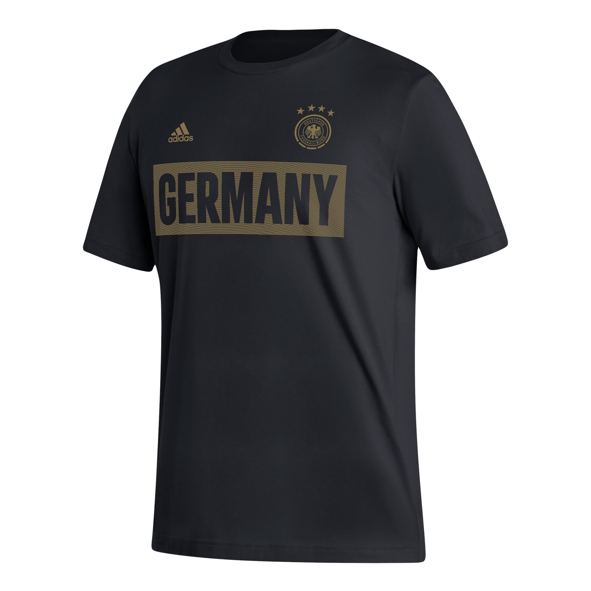 Explore germany national team adidas culture bar t-shirt – black – Australia Football Shirts & Soccer Gear