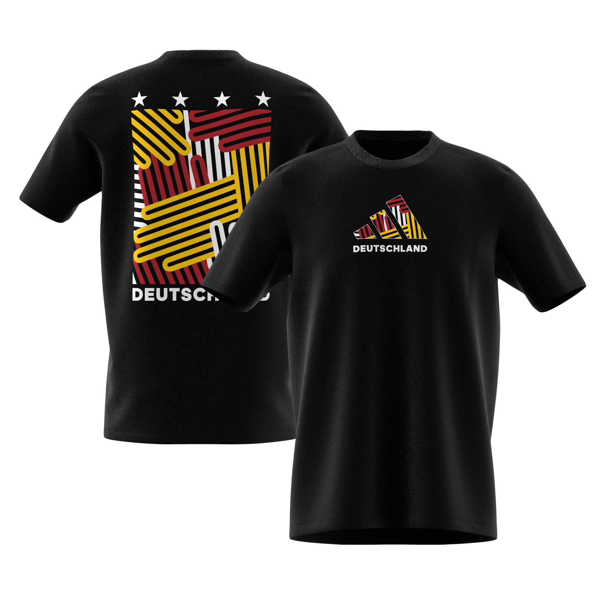 Explore germany national team adidas fan t-shirt – black – Australia Football Shirts & Soccer Gear