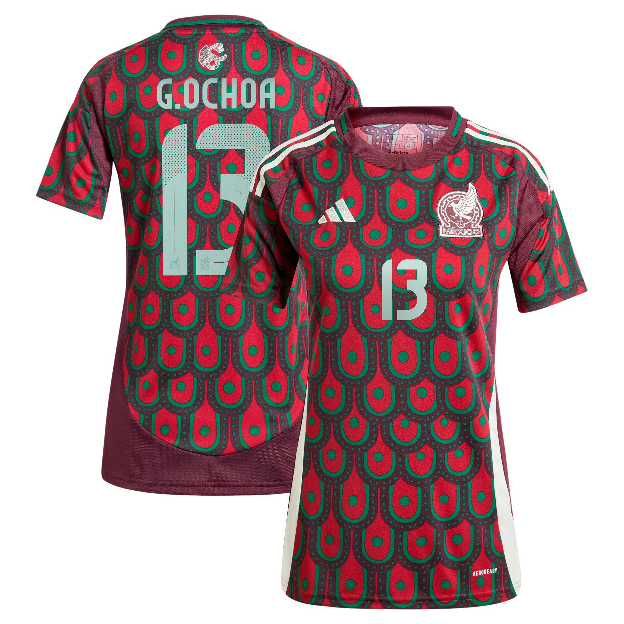 Explore guillermo ochoa mexico national team adidas women8217s 2024 home replica player jersey – burgundy – Australia Football Shirts & Soccer Gear