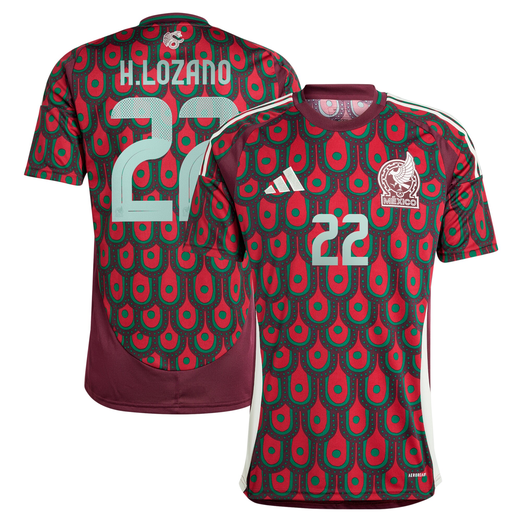 Explore hirving lozano mexico national team adidas 2024 home replica player jersey – burgundy – Australia Football Shirts & Soccer Gear