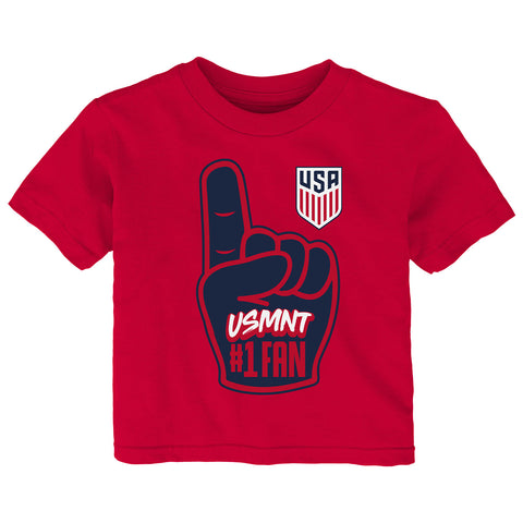 infant outerstuff usmnt number 1 red tee