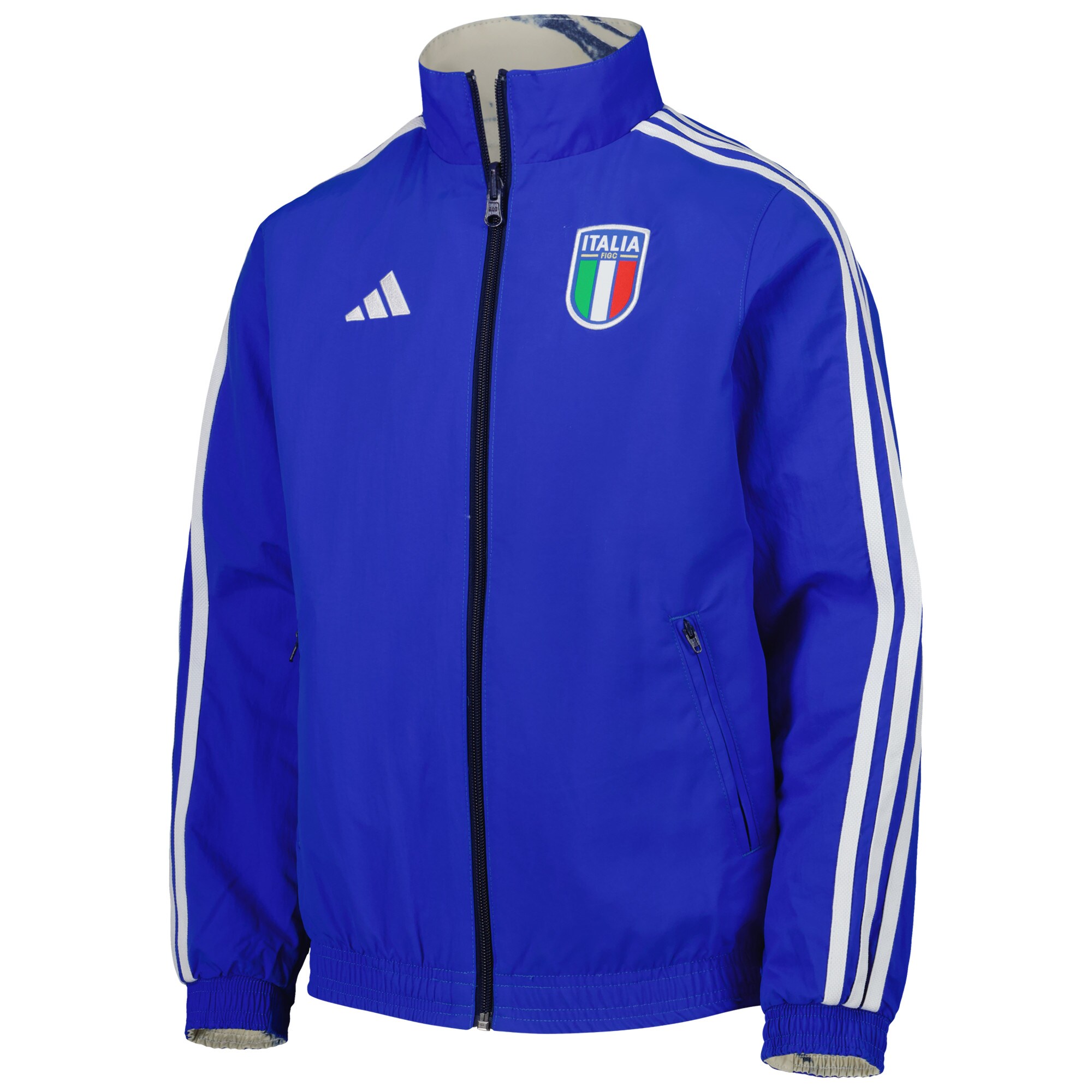 Explore italy national team adidas youth team anthem reversible full-zip jacket – blue – Australia Football Shirts & Soccer Gear