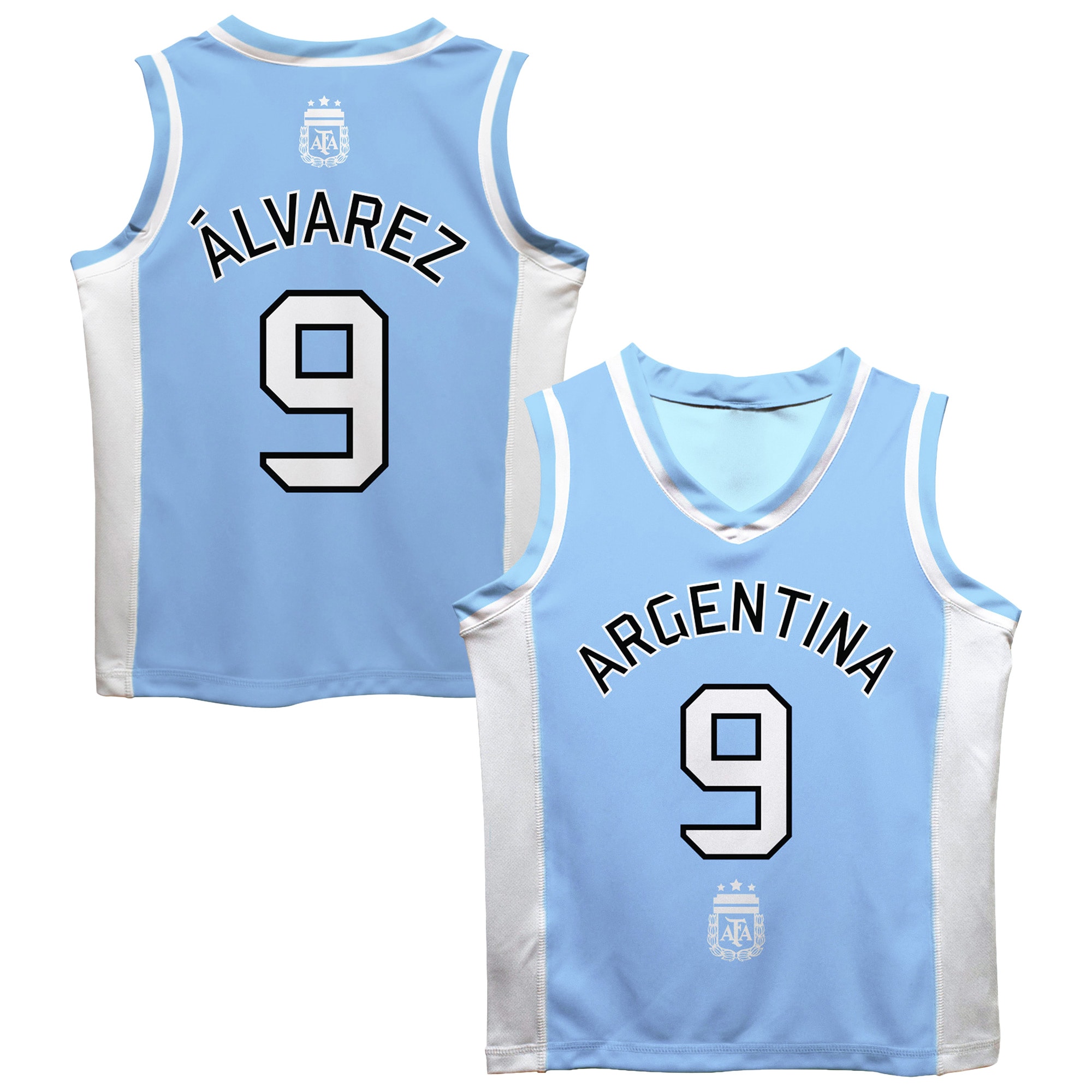 Explore julián Álvarez argentina national team vive la fete mesh basketball jersey – light blue – Australia Football Shirts & Soccer Gear