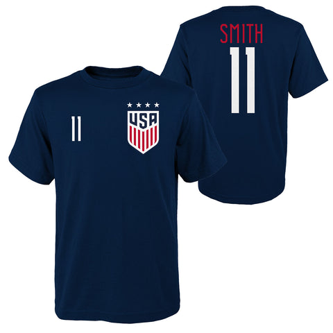 men8217s outerstuff uswnt smith 11 navy tee