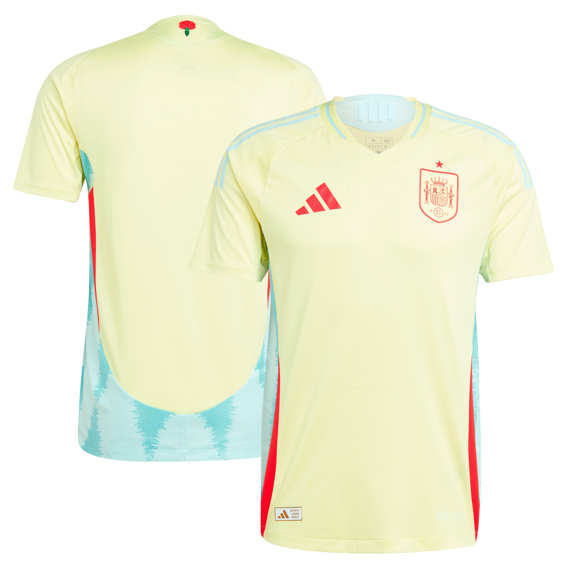 Explore spain national team adidas 2024 away authentic jersey – yellow – Australia Football Shirts & Soccer Gear