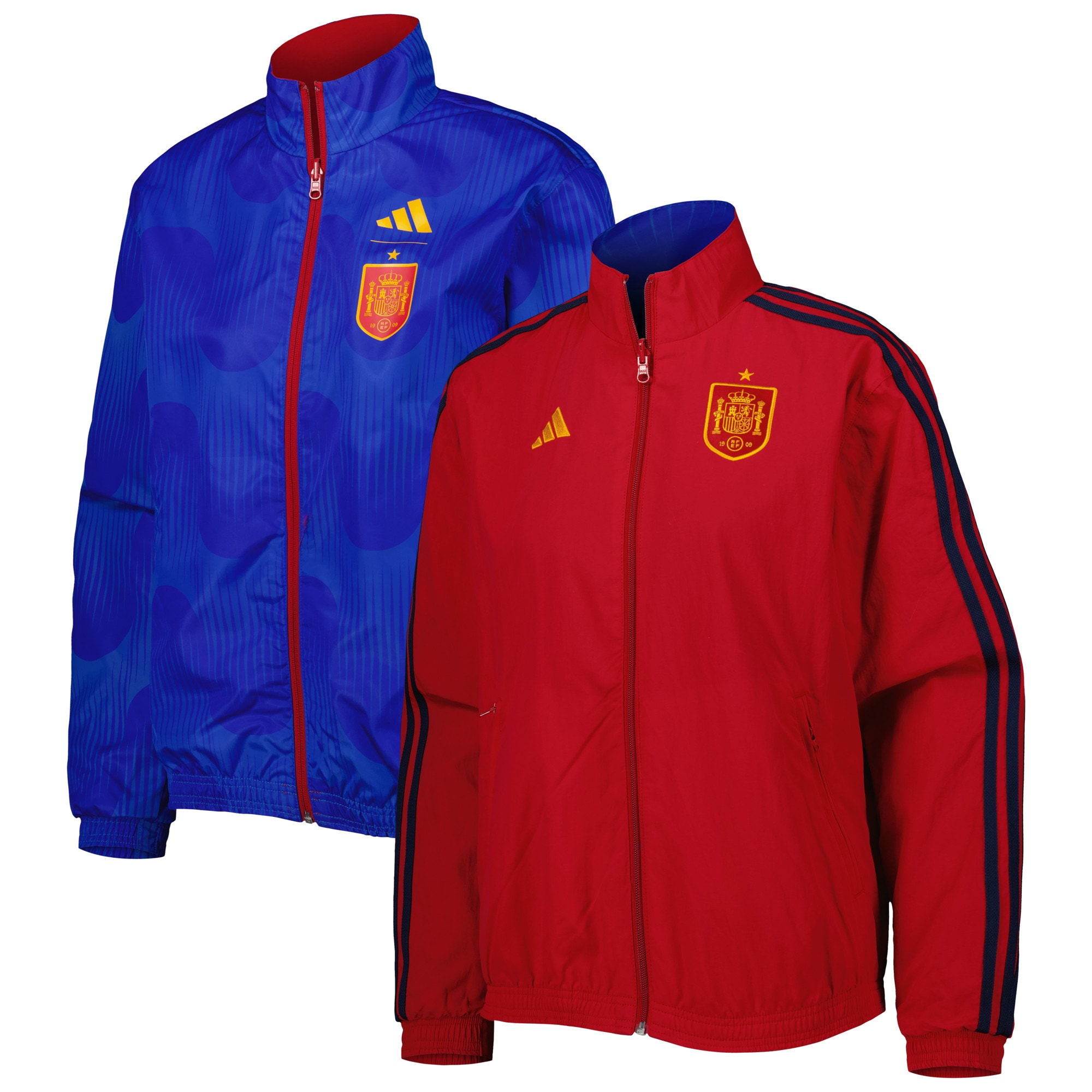 Explore spain national team adidas women8217s anthem aeroready reversible full-zip jacket – redblue – Australia Football Shirts & Soccer Gear