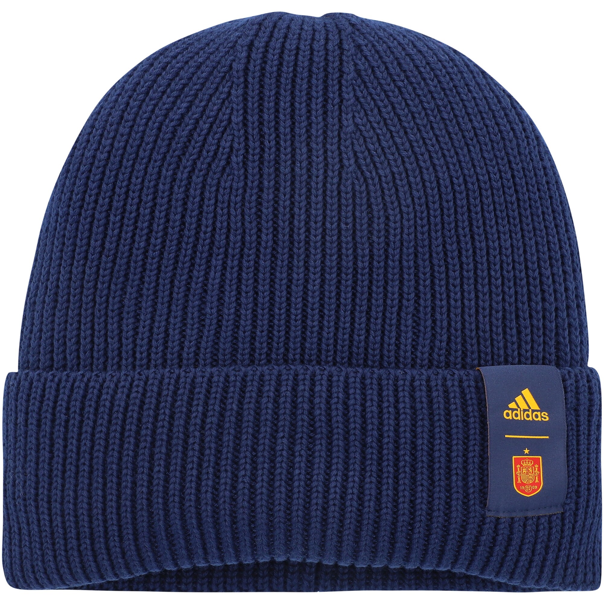 Explore spain national team adidas woolie cuffed knit hat – navy – Australia Football Shirts & Soccer Gear