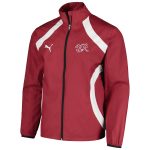 Explore switzerland national team puma 2024 pre-match full-zip hoodie jacket – red – Australia Football Shirts & Soccer Gear