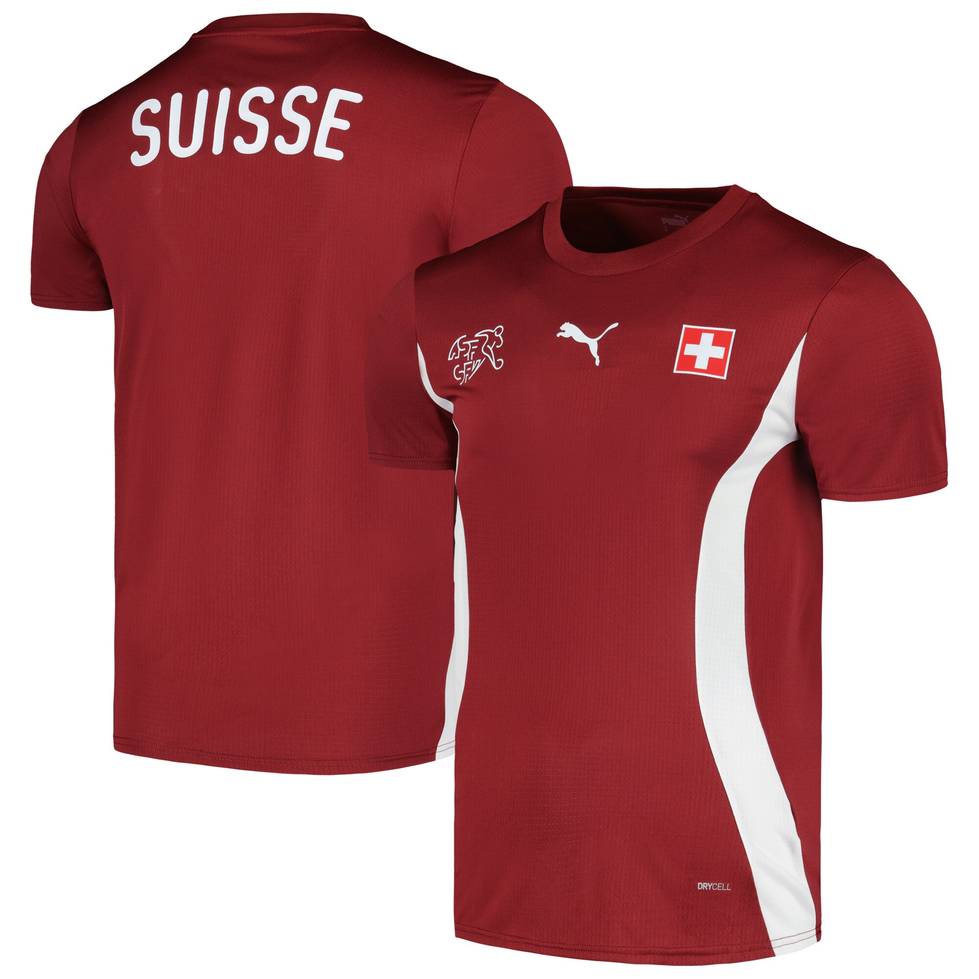 Explore switzerland national team puma 2024 pre-match jersey – red – Australia Football Shirts & Soccer Gear